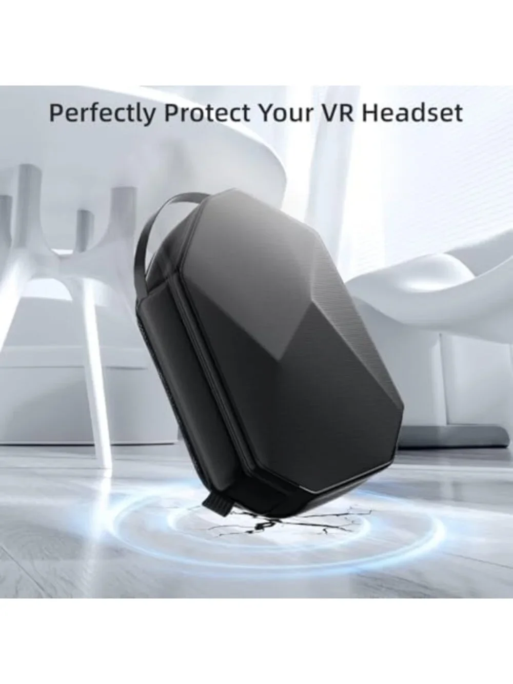 VR Carrying Case for Meta Quest 3/2 - Fits BOBOVR & KIWI Straps, Travel Ready